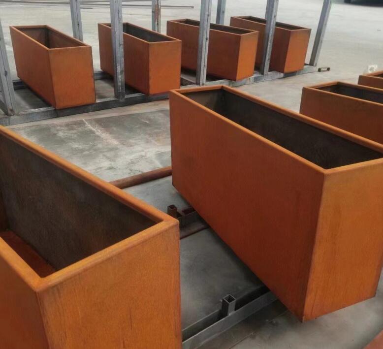 朝阳耐候钢花箱